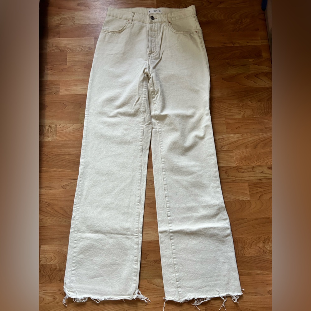 Raw Hem Jeans - 8